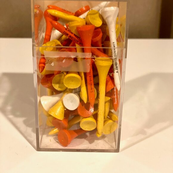 Golf Tee Trivia Set | Vintage Golf Collectible | Fun Sports Trivia Game - Picture 6 of 6